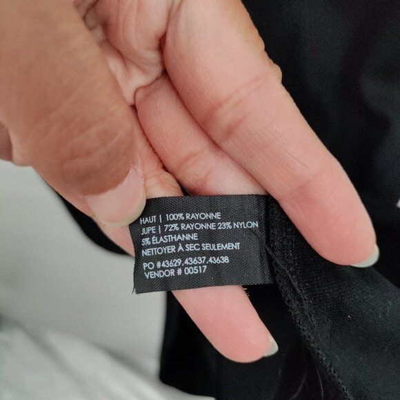 Club Monaco Color Block Boat-Neck Dolman Sleeve Mini Dress Small Women Gray - Picture 8 of 14